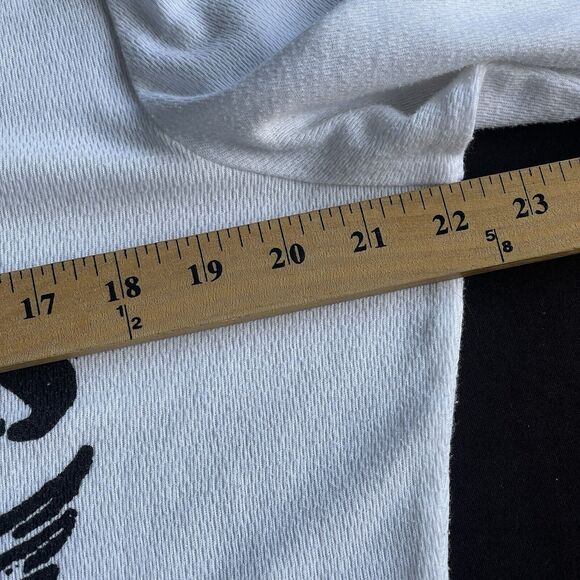 Allen B City of Angels Top Women Extra Large XL Skull Angel Wings Studded V-neck - Picture 9 of 11